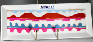 My House by Marine serving porcelain tray Handcrafted Modern Ceramic Serving Trays: Unique Decorative Dish in Many Colors