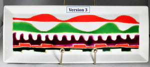 My House by Marine serving porcelain tray Handcrafted Modern Ceramic Serving Trays: Unique Decorative Dish in Many Colors