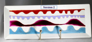 My House by Marine serving porcelain tray Handcrafted Modern Ceramic Serving Trays: Unique Decorative Dish in Many Colors