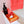 My House by Marine Stained Glass tray Handcrafted Stained Glass Orange & Red Tray for Contemporary Decor