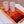 My House by Marine Stained Glass tray Handcrafted Stained Glass Orange & Red Tray for Contemporary Decor