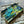 My House by Marine Stained Glass tray Handmade Large Blue/Green Stained Glass Mosaic Tray - Arts & Crafts Style Home Decor
