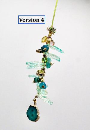 My House by Marine sun catchers Vibrant Whimsical Suncatchers: Glass & Brass Ornaments for Windows, Christmas Trees and Decor