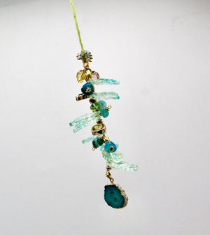 My House by Marine sun catchers Vibrant Whimsical Suncatchers: Glass & Brass Ornaments for Windows, Christmas Trees and Decor