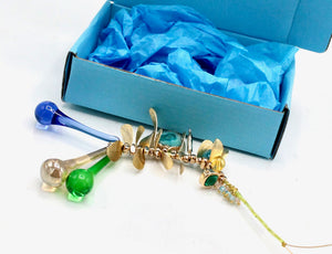 My House by Marine sun catchers Vibrant Whimsical Suncatchers: Glass & Brass Ornaments for Windows, Christmas Trees and Decor