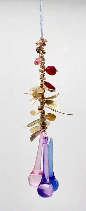 My House by Marine sun catchers Vibrant Whimsical Suncatchers: Glass & Brass Ornaments for Windows, Christmas Trees and Decor