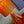 My House by Marine table lamp Art Deco Modern Bedside Table Lamp with Cork Shade and Orange Stained Glass