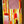 My House by Marine table lamp Stained Glass Bedside Lamp: Art Deco Touch Control Table Lamp in Red & Yellow