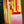 My House by Marine table lamp Stained Glass Bedside Lamp: Art Deco Touch Control Table Lamp in Red & Yellow