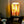 My House by Marine table lamp Stained Glass Bedside Lamp: Art Deco Touch Control Table Lamp in Red & Yellow
