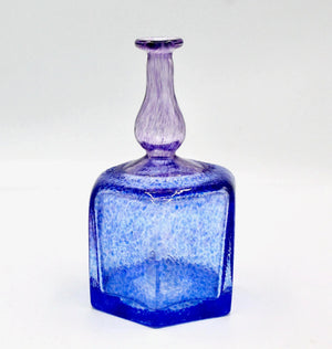 My House by Marine Vintage Art Glass Collectibles Duo of Original KOSTA BODA Vases SIGNED by Bertil Vallien-Unique Bookshelf Decor