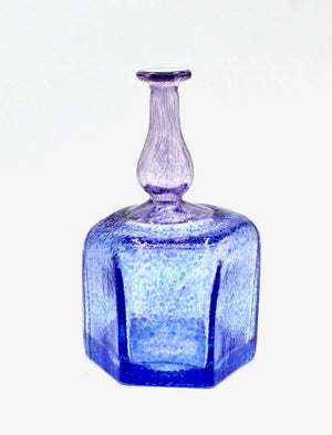 My House by Marine Vintage Art Glass Collectibles Duo of Original KOSTA BODA Vases SIGNED by Bertil Vallien-Unique Bookshelf Decor