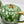 My House by Marine Vintage ceramic teapot set Vintage Bright Apple Green Teapot Set with Woven Basket and 4 Cups