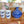 My House by Marine vintage Sake Set Delicate Blue Ceramic Sake Set in Woven Basket - Authentic Asian Pottery Decor