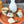 My House by Marine vintage Sake Set Hand-Painted Porcelain 4 Cups Sake Set: Oriental Pottery with Woven Gift Basket
