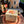 My House by Marine vintage Sake Set Japanese Porcelain Sake Set: Celadon Bottle & 4 Hand Painted Cups in Handwoven Basket