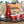 My House by Marine vintage Sake Set Porcelain Red Sake Set with 3 Delicate Hand Painted Floral Cups and Woven Basket