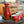 My House by Marine vintage Sake Set Porcelain Red Sake Set with 3 Delicate Hand Painted Floral Cups and Woven Basket