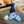 My House by Marine vintage Sake Set Porcelain Sake Set: Blue Bottle, 4 Delicate Hand Painted Floral Cups, Woven Basket