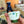 My House by Marine vintage Sake Set Porcelain Sake Set: Blue Bottle, 4 Delicate Hand Painted Floral Cups, Woven Basket