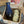 My House by Marine vintage Sake Set Porcelain Sake Set: Blue Bottle, 4 Delicate Hand Painted Floral Cups, Woven Basket