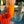 My House by Marine Water/Juice Glasses/Decanter Hand Blown Orange & Blue Colorful Glassware Tumbler Sets and Decanter