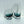 My House by Marine Water/Juice Glasses 2 taller glasses Hand Blown Luxury Ombré teal Crystal Glasses for the Contemporary Table