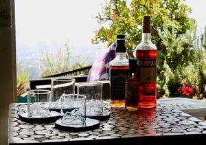 My House by Marine whiskey glasses Elegant Whiskey Tumbler With Inside Mountain Motif- Set for Cocktail Lovers and Father’s Day Gift