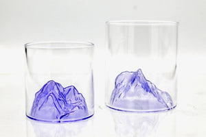 My House by Marine whiskey glasses Elegant Whiskey Tumbler With Inside Mountain Motif- Set for Cocktail Lovers and Father’s Day Gift