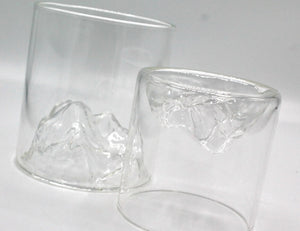 My House by Marine whiskey glasses Elegant Whiskey Tumbler With Inside Mountain Motif- Set for Cocktail Lovers and Father’s Day Gift