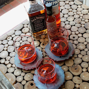 My House by Marine whiskey glasses Elegant Whiskey Tumbler With Inside Mountain Motif- Set for Cocktail Lovers and Father’s Day Gift