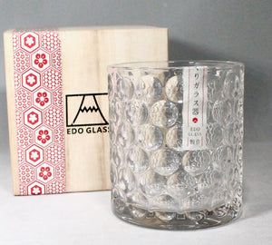 My House by Marine whiskey glasses The Edo Whiskey Glass-Traditional Japanese Style Crystal Glass in a Wood Box