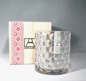 My House by Marine whiskey glasses The Edo Whiskey Glass-Traditional Japanese Style Crystal Glass in a Wood Box